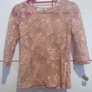 Forever 21 pink shirt